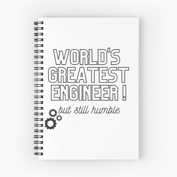 Item preview, World's Greatest Engineer, but still humble merch designed and sold by Wanderers'  Arcadia.