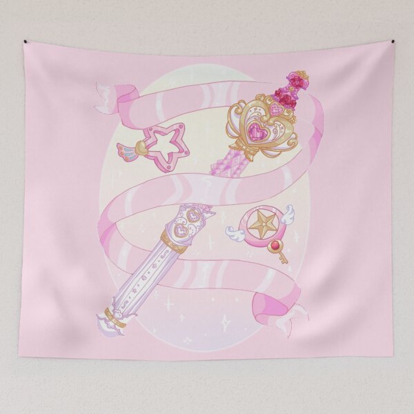 Artikelvorschau, Girl Fighter Magical Wand und Star Key entworfen und verkauft von PopsugarUnicorn.