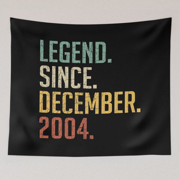 Item preview, Leyenda desde diciembre de 2004 Regalo de cumpleaños número 16 16 años Vintage Diciembre de 2004 designed and sold by Takatv.