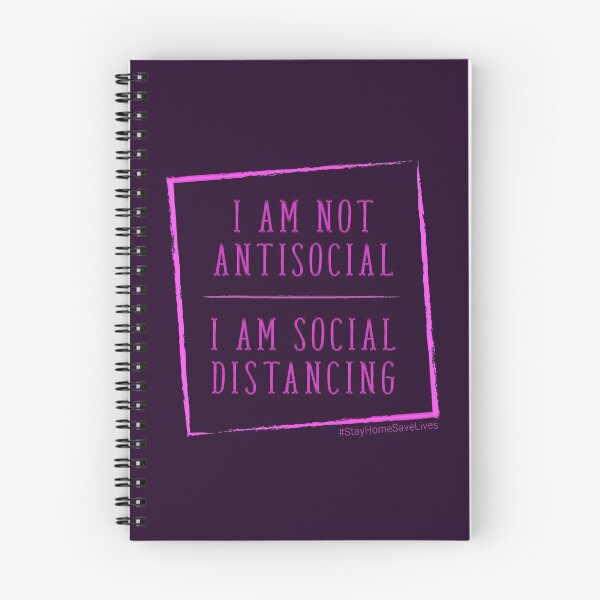 Item preview, I Am Not Antisocial I am Social Distancing Pinky designed and sold by aventi24.