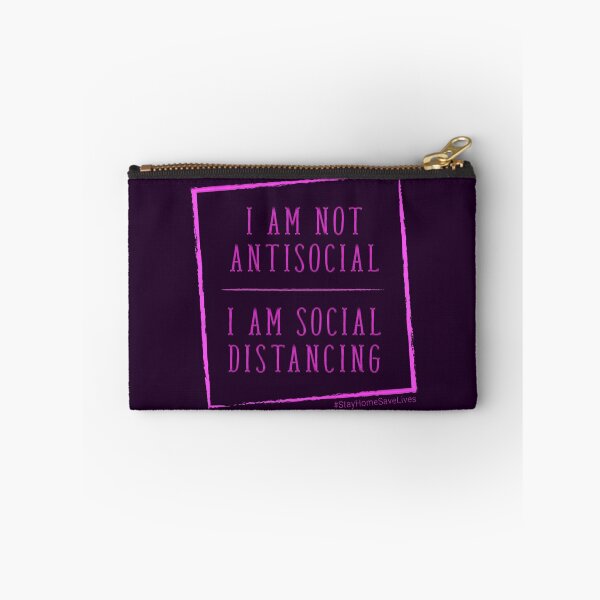 Item preview, I Am Not Antisocial I am Social Distancing Pinky designed and sold by aventi24.