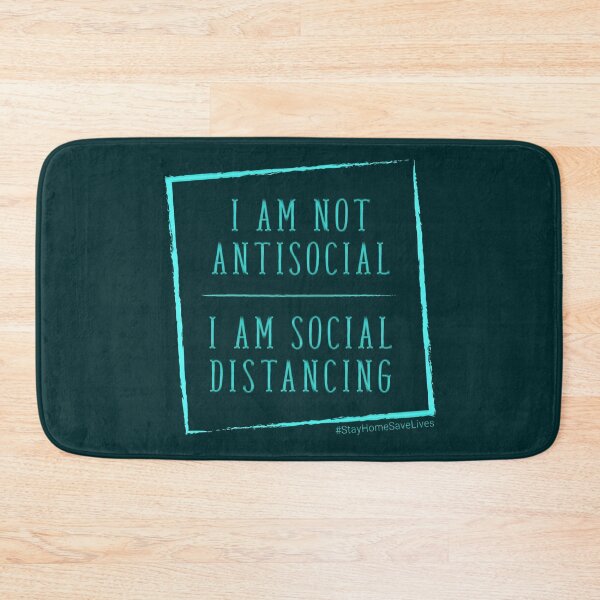 Item preview, I Am Not Antisocial I am Social Distancing Blues designed and sold by aventi24.