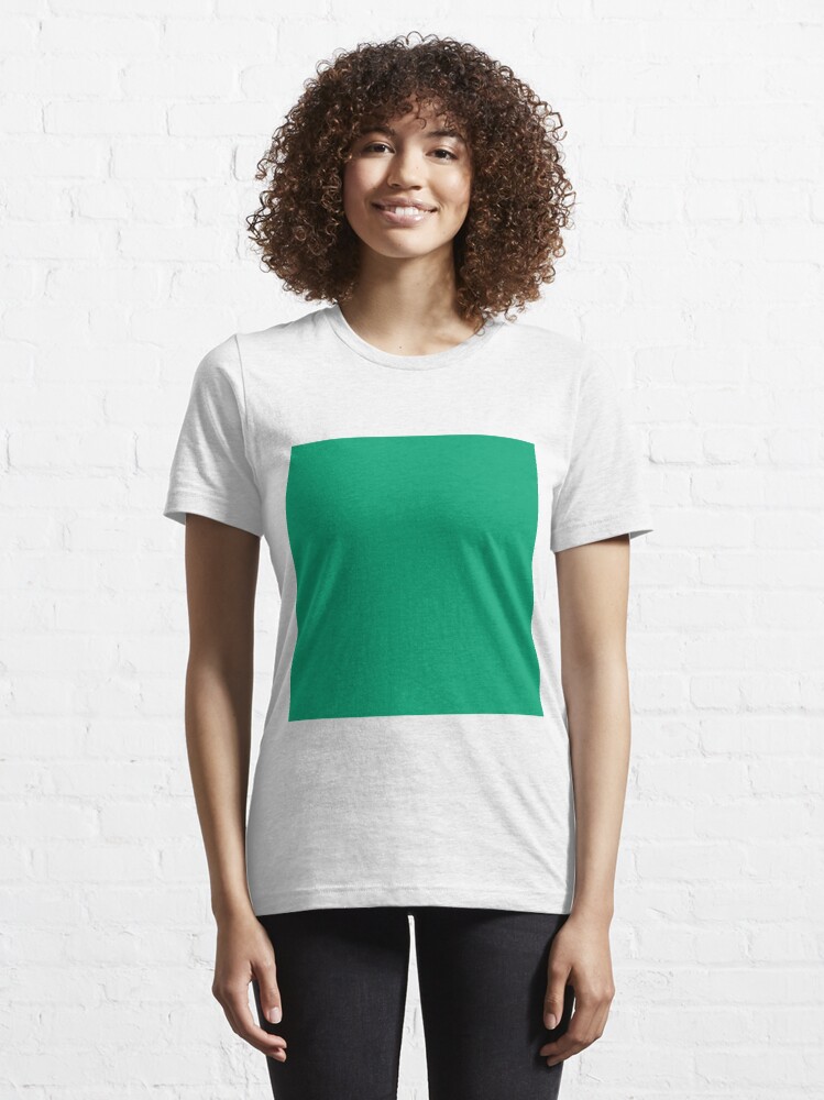 Plain mint green t-shirt for women, ladies