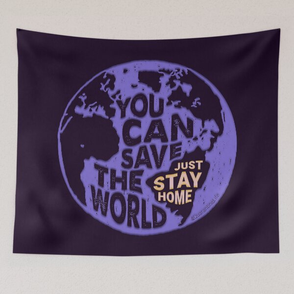 Item preview, You Can Save The World Purple designed and sold by aventi24.