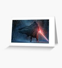 Kylo Ren Watercolor 2 Greeting Card