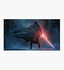 Kylo Ren Watercolor 2 Photographic Print
