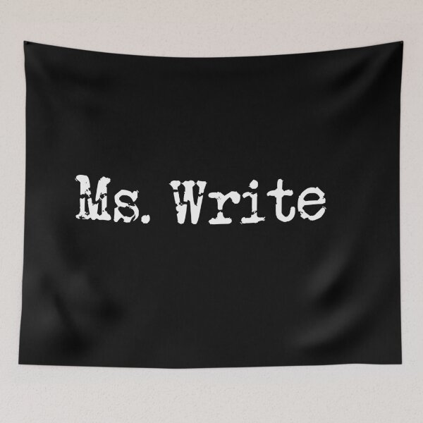 Item preview, Ms. Write in White designed and sold by TeaRoseWriter.