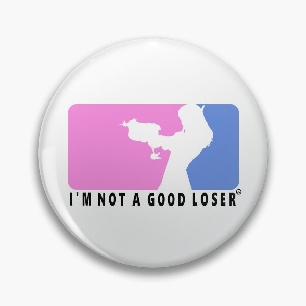 Item preview, DVa Inspired I'm Not A Good Loser Major League Pink Blue designed and sold by nathobatho1.