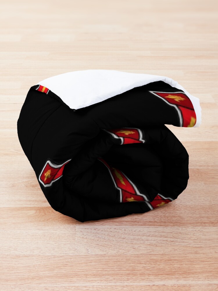 Alternate view of Corvette logo Comforter