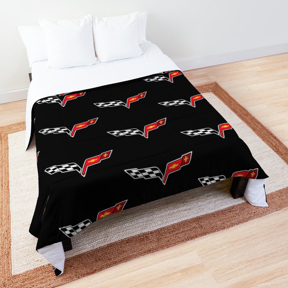 Corvette logo Comforter
