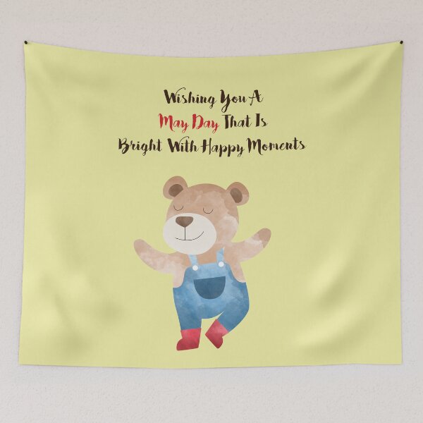 Item preview, Wishing you a May Day that is bright with Happy moments designed and sold by thewishdesigns.