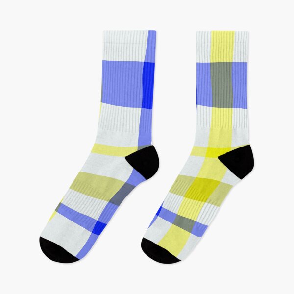 Item preview, Royal Blue Yellow Plaid Pattern designed and sold by LifestylePrints.
