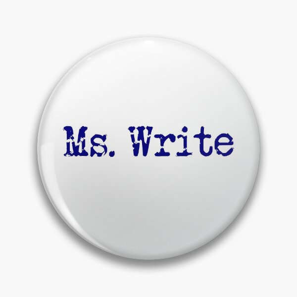 Item preview, Ms. Write in Navy designed and sold by TeaRoseWriter.