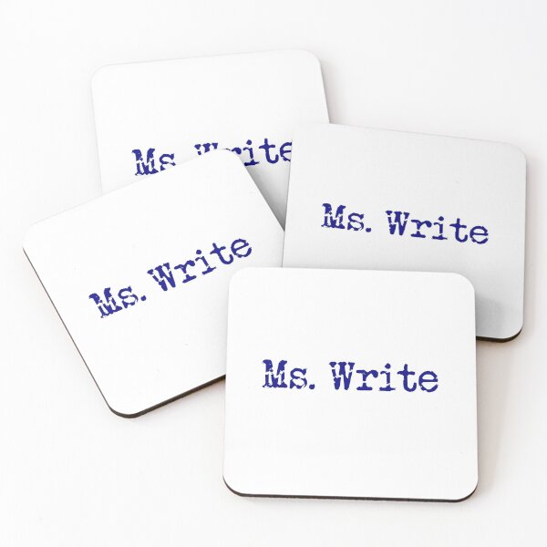 Item preview, Ms. Write in Navy designed and sold by TeaRoseWriter.