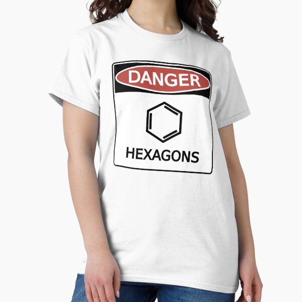 Danger: Organic Hexagons Classic T-Shirt