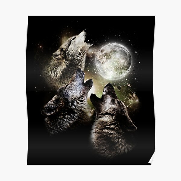 Howling Wolf Gifts Merchandise Redbubble - wolf howling at a blood moon roblox