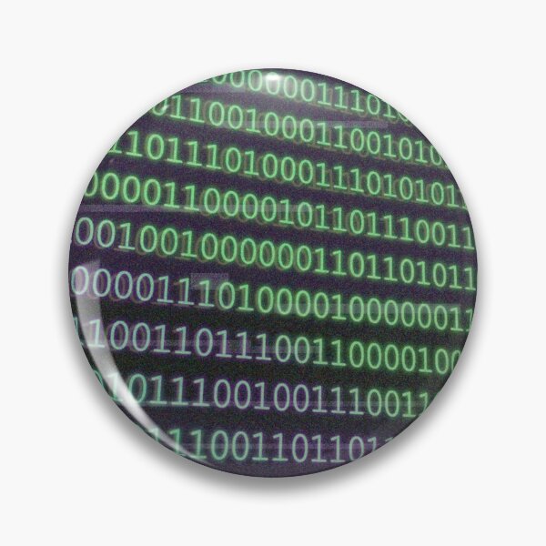 Item preview, Retro Vaporwave Binary Code designed and sold by JustALezbean.