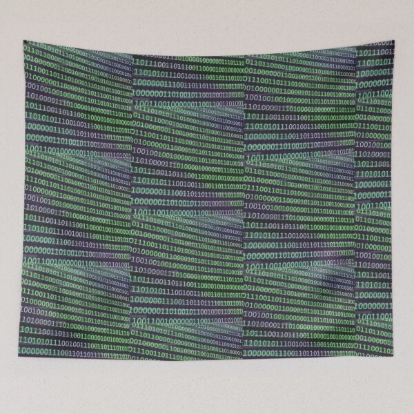 Item preview, Retro Vaporwave Binary Code designed and sold by JustALezbean.
