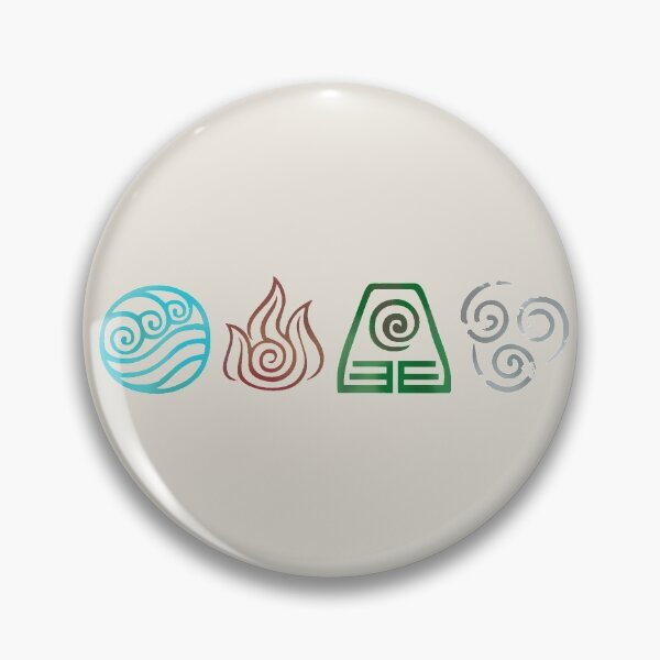 Item preview, four nations of atla designed and sold by astatine designs.