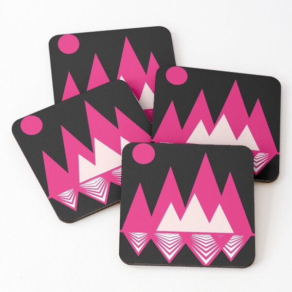 Item preview, Pink Mountain Abstract Scenery designed and sold by Moyanana.