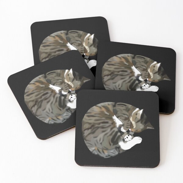Item preview, Sleepy tabby - American Short-haired Cat  designed and sold by crgart.