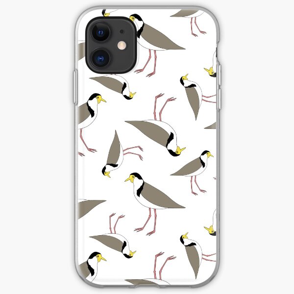 Lapwings Galore (white) iPhone Soft Case