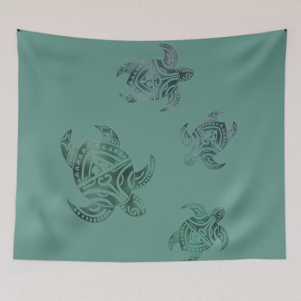 Item preview, Hawaiian Tribal Honu's designed and sold by sunnthreads.