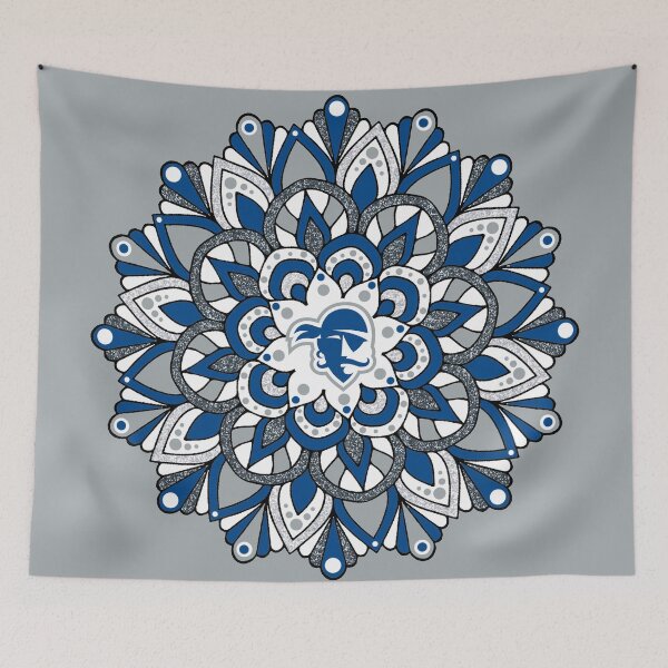 Item preview, seton hall pirate mandala designed and sold by briegot.
