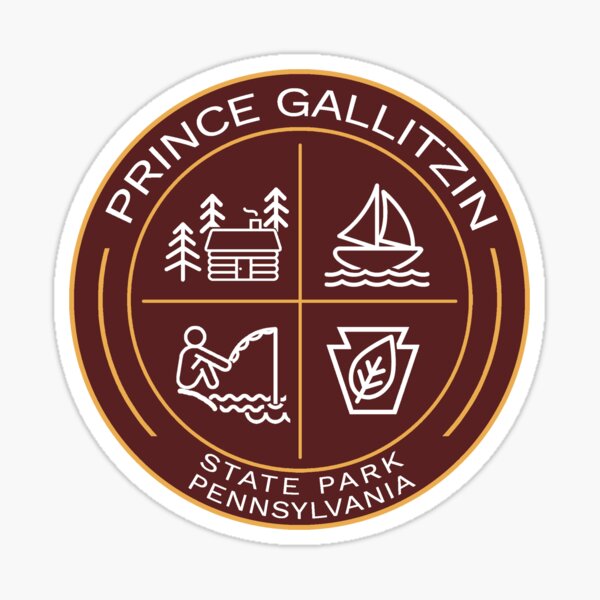 Item preview, Prince Gallitzin State Park Heraldic Logo designed and sold by VanyaKar.