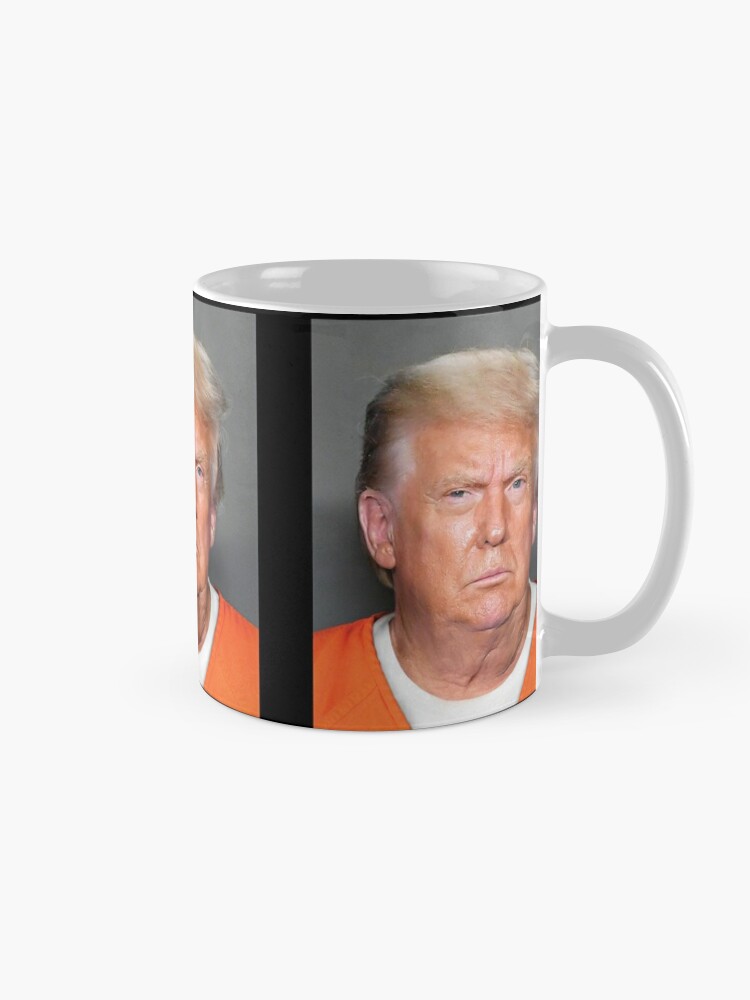 Trump Mugshot Coffee Mugs for Sale