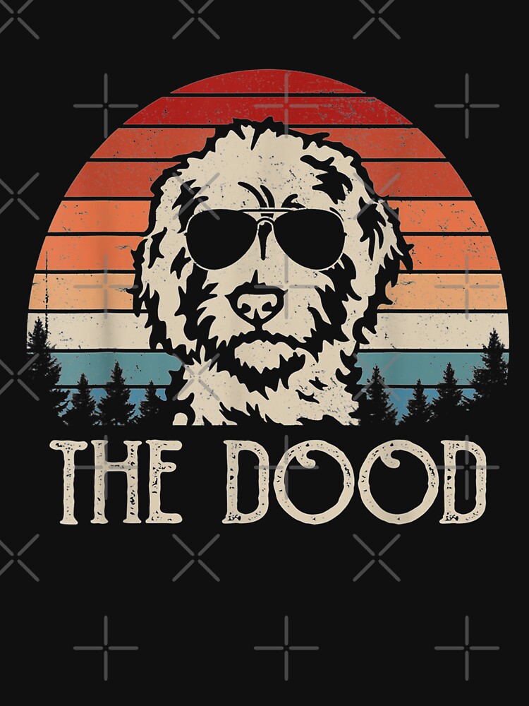 Vintage Goldendoodle The Dood Dad Mom Kids by RaulMoruga