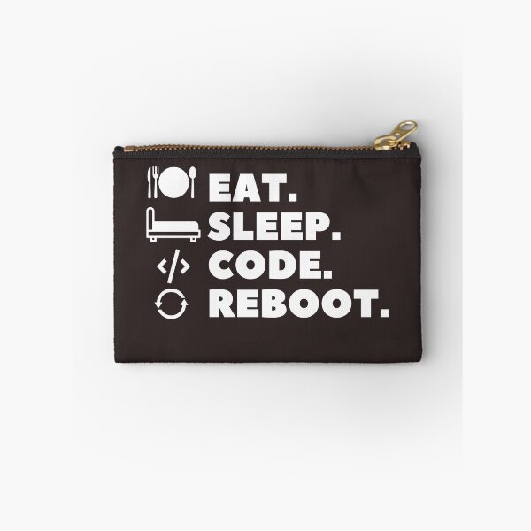 Item preview, Eat, Sleep, Code, Reboot merch (Livelihood merch) designed and sold by Wanderers'  Arcadia.