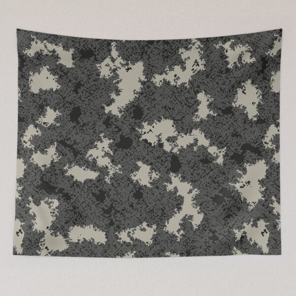 Item preview, Gray Camo Poster Edges Camouflage Patterns in Grey Shades and Black designed and sold by ShopieHome.
