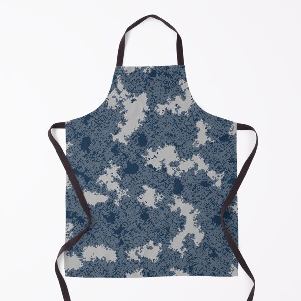 Item preview, Winter Camo Poster Edges Camouflage Patterns in Blue Shades designed and sold by ShopieHome.