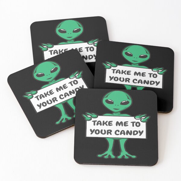 Item preview, UFO Alien Wanting Candy designed and sold by dhajr.