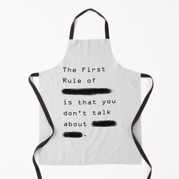 Item preview, "The First Rule" - Sans Background designed and sold by PKHalford.