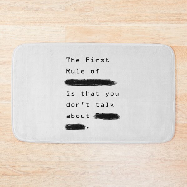 Item preview, "The First Rule" - Sans Background designed and sold by PKHalford.