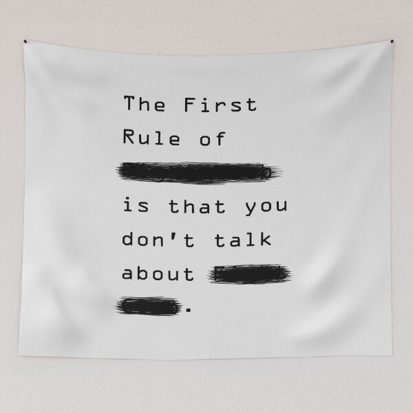 Item preview, "The First Rule" - Sans Background designed and sold by PKHalford.