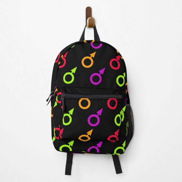 Item preview, Multicolored male sign pattern on black background designed and sold by Stéphane Thirion.