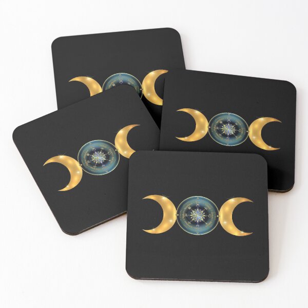 Item preview, Wiccan cycle star Powerful witchcraft Spell - Enhance all your spiritual powers designed and sold by Red Witch Art.