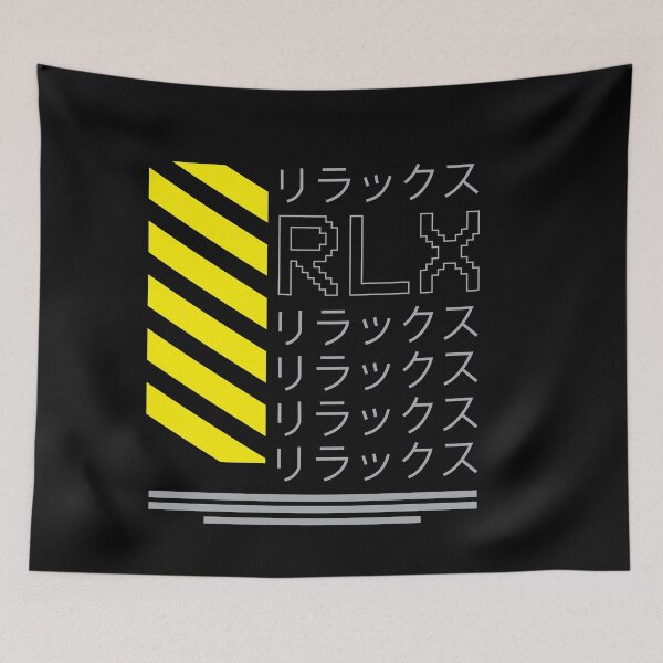 Item preview, Japanese RLX (Relax) Vaporwave Aesthetic Streetwear  designed and sold by ghost888.