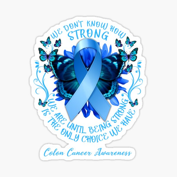 Dark Blue Ribbon for Colon Cancer Awareness Ceramic Ornament AN1202CO1