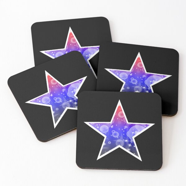 Item preview, Polyamory Pride Sparkle Star designed and sold by Bumblefuzzies.