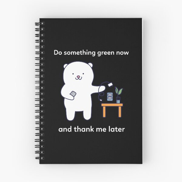Item preview, Polar Bear being eco-friendly, Do something green today and thank me later designed and sold by Happy-PrintZ.