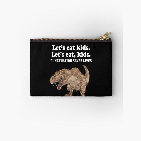 Item preview, LET'S EAT KIDS. LET'S EAT,KIDS. PUNCTUATION SAVES LIVES | Colored Design designed and sold by chris-ellis-art.