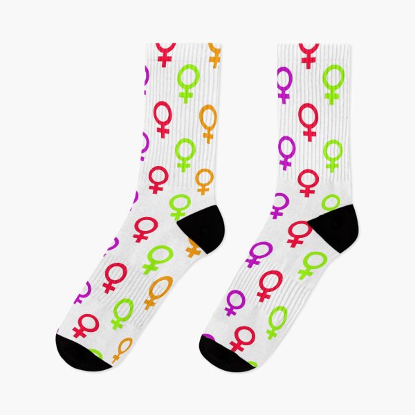 Item preview, Multicolored woman sign pattern on white background designed and sold by Stéphane  Thirion.