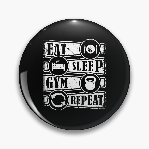 Item preview, Eat Sleep Gym Repeat designed and sold by HLHStudio.
