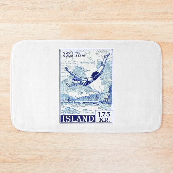 Item preview,  1955 ICELAND Water Sports Postage Stamp designed and sold by retrographics.
