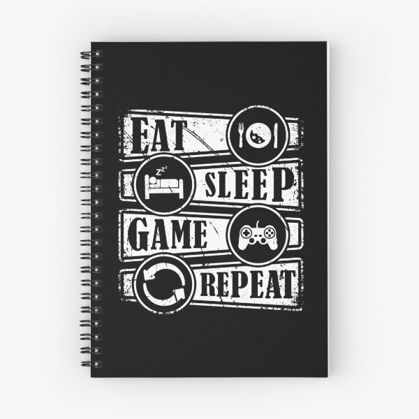 Item preview, Eat Sleep Game Repeat designed and sold by HLHStudio.