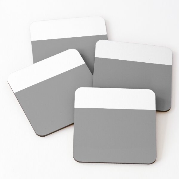Item preview, Grey and White Minimalist Color Block Pattern  designed and sold by kierkegaard.